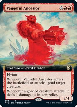 Vengeful Ancestor (Extended Art) [Commander: Adventures in the Forgotten Realms] 304