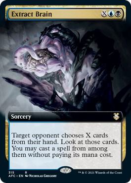Extract Brain (Extended Art) [Commander: Adventures in the Forgotten Realms] 315