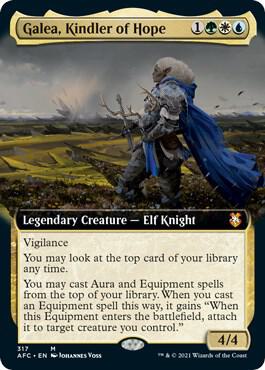 Galea, Kindler of Hope (Extended Art) [Commander: Adventures in the Forgotten Realms] 317