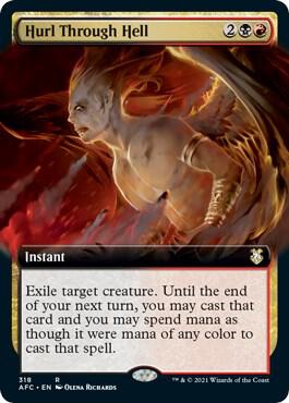Hurl Through Hell (Extended Art) [Commander: Adventures in the Forgotten Realms] 318
