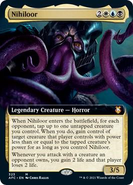 Nihiloor (Extended Art) [Commander: Adventures in the Forgotten Realms] 323