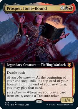 Prosper, Tome-Bound (Extended Art) [Commander: Adventures in the Forgotten Realms] 324