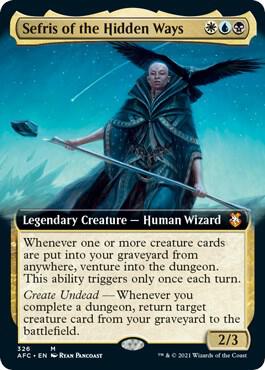 Sefris of the Hidden Ways (Extended Art) [Commander: Adventures in the Forgotten Realms] 326