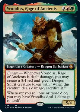 Vrondiss, Rage of Ancients (Extended Art) [Commander: Adventures in the Forgotten Realms] 328