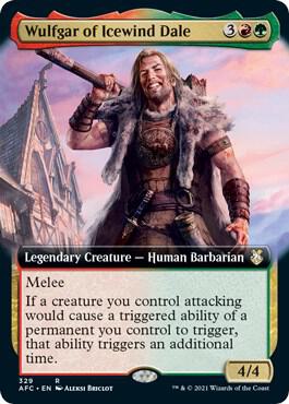 Wulfgar of Icewind Dale (Extended Art) [Commander: Adventures in the Forgotten Realms] 329