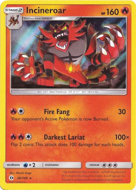 Incineroar - 26/149 (Water Web Holo) [Miscellaneous Cards & Products] 026/149