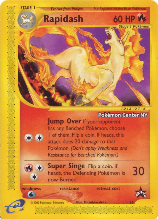 Rapidash [Pokemon Center NY] [WoTC Promo] 51/53