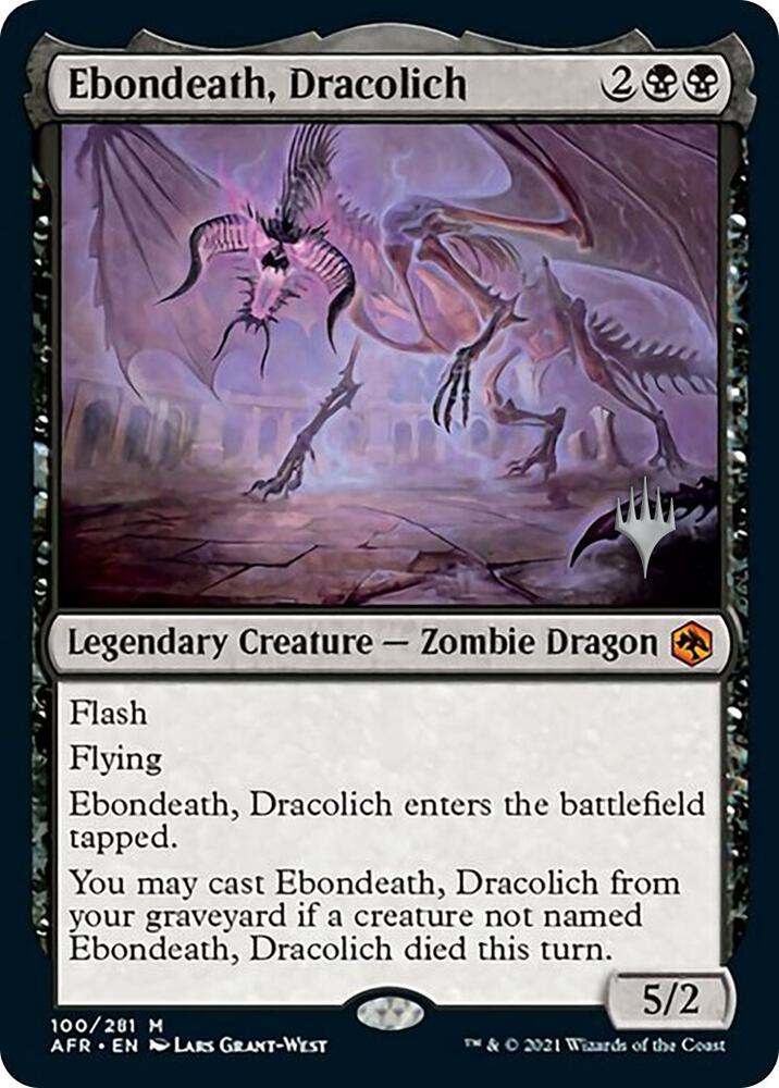Ebondeath, Dracolich [Promo Pack: Adventures in the Forgotten Realms] 100