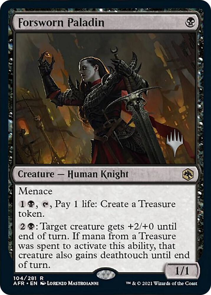 Forsworn Paladin [Promo Pack: Adventures in the Forgotten Realms] 104