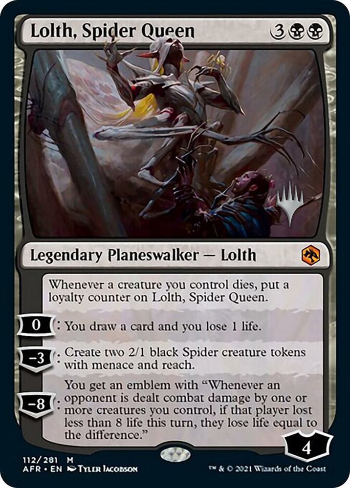 Lolth, Spider Queen [Promo Pack: Adventures in the Forgotten Realms] 112