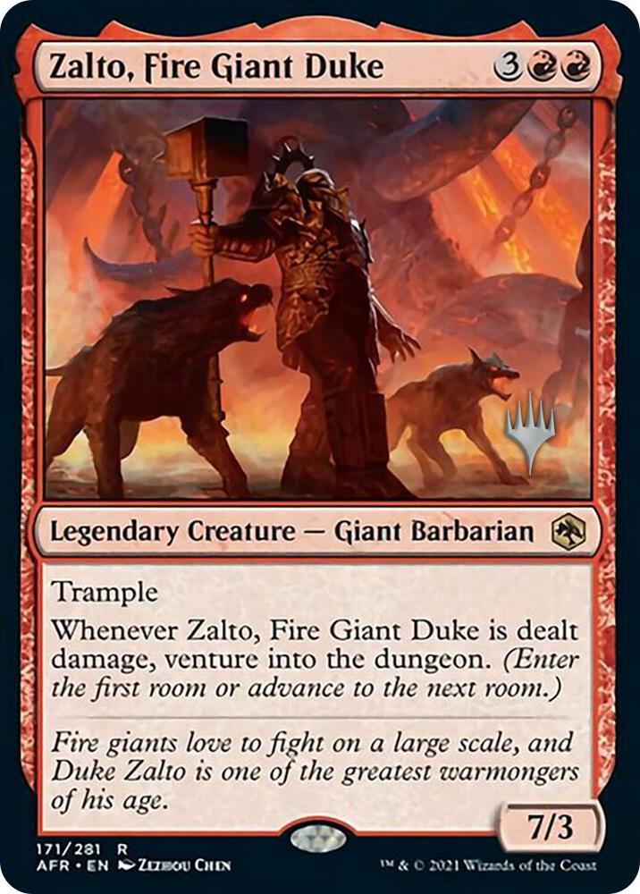 Zalto, Fire Giant Duke [Promo Pack: Adventures in the Forgotten Realms] 171