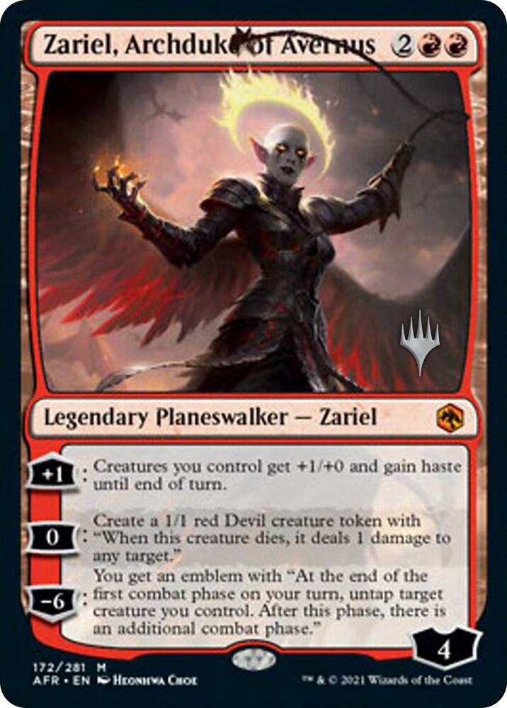 Zariel, Archduke of Avernus [Promo Pack: Adventures in the Forgotten Realms] 172