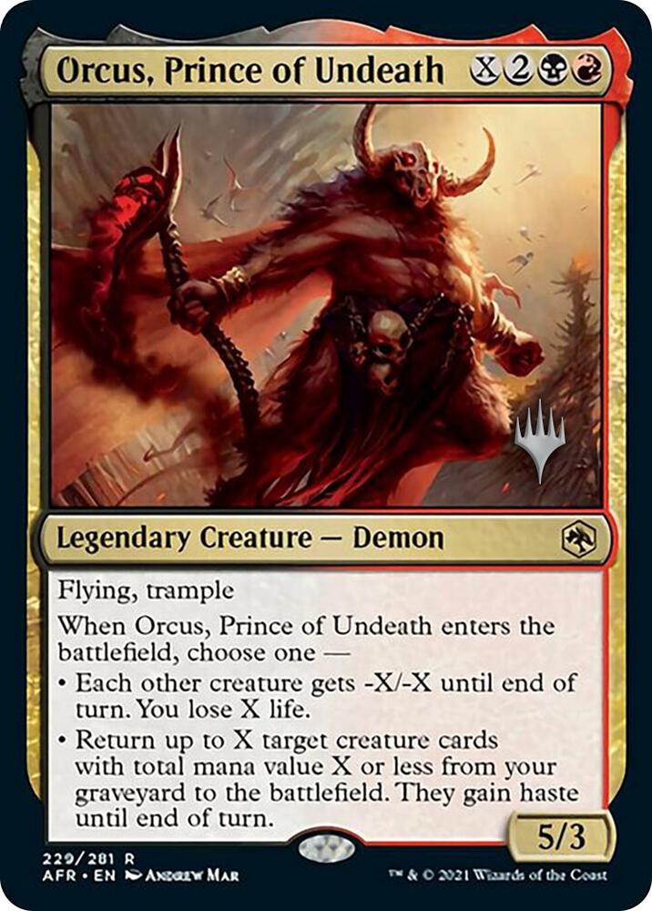 Orcus, Prince of Undeath [Promo Pack: Adventures in the Forgotten Realms] 229