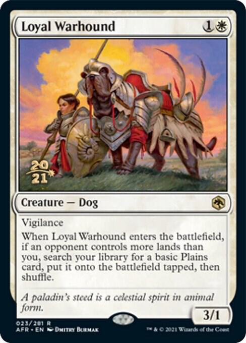 Loyal Warhound [Prerelease Cards] 23