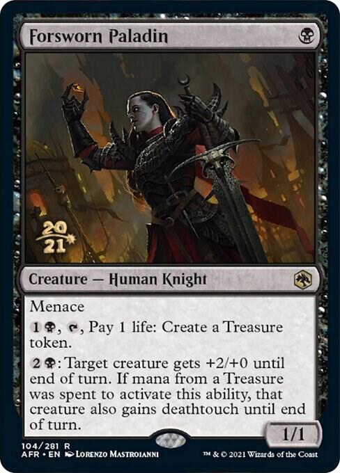 Forsworn Paladin [Prerelease Cards] 104