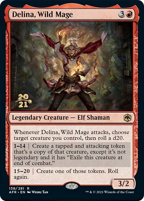 Delina, Wild Mage [Prerelease Cards] 138