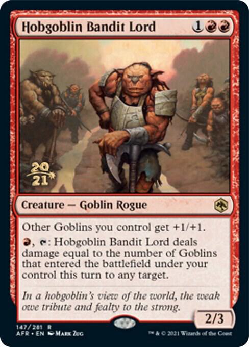 Hobgoblin Bandit Lord [Prerelease Cards] 147