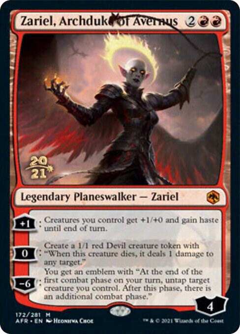 Zariel, Archduke of Avernus [Prerelease Cards] 172