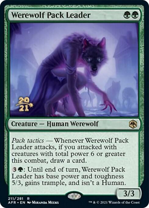 Werewolf Pack Leader [Prerelease Cards] 211