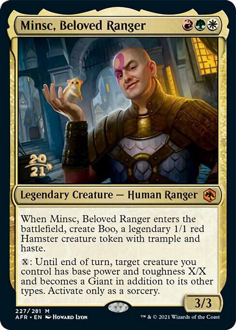Minsc, Beloved Ranger [Prerelease Cards] 227