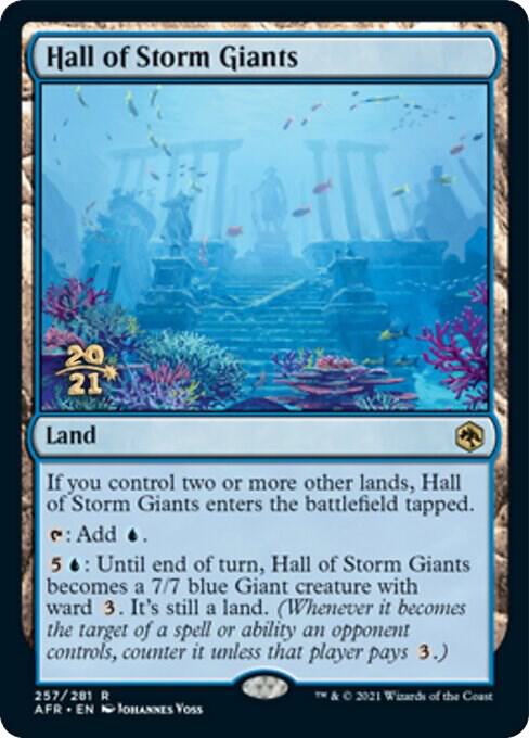 Hall of Storm Giants [Prerelease Cards] 257