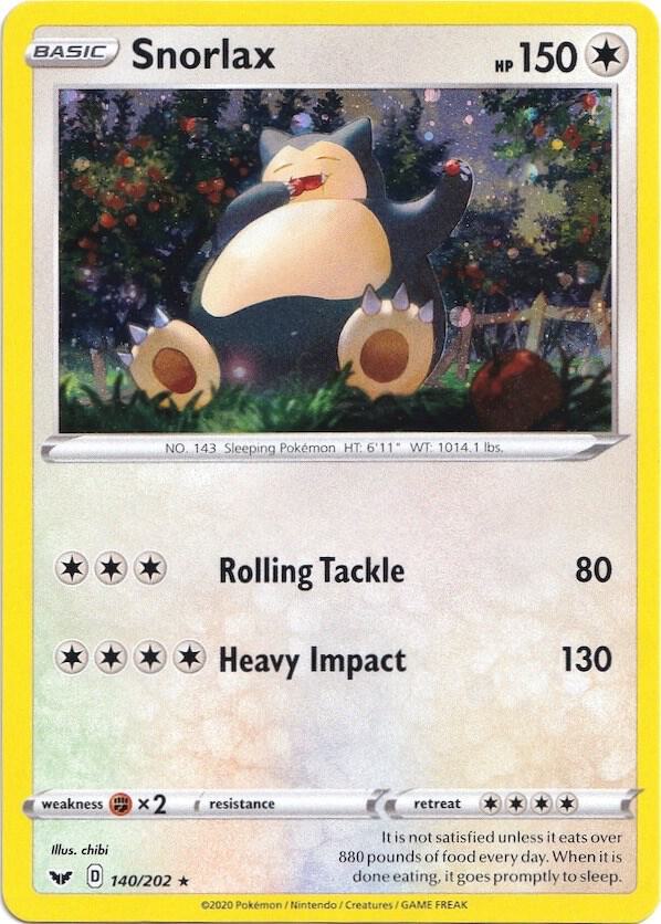 Snorlax - 140/202 (Cosmos Holo) [Blister Exclusives] 140/202