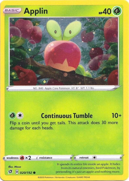 Applin - 020/192 (Cosmos Holo) [Blister Exclusives] 020/192