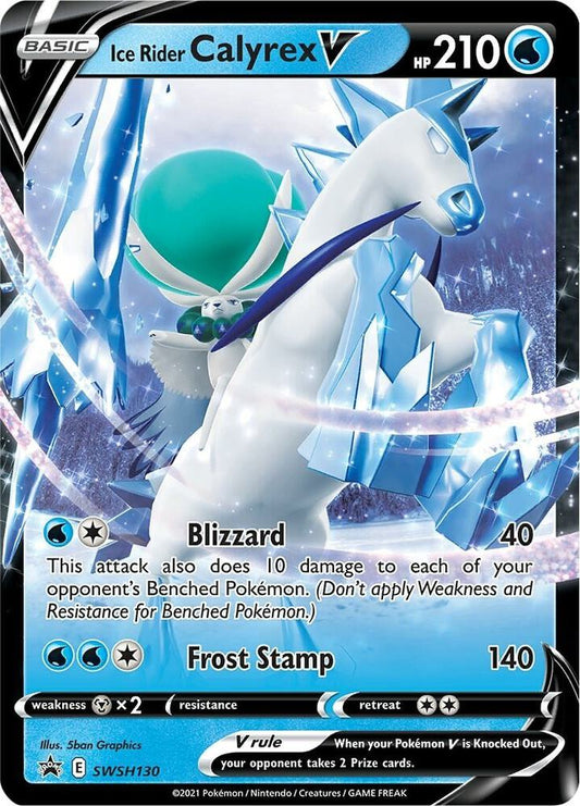 Ice Rider Calyrex V - SWSH130 [SWSH: Sword & Shield Promo Cards] SWSH130