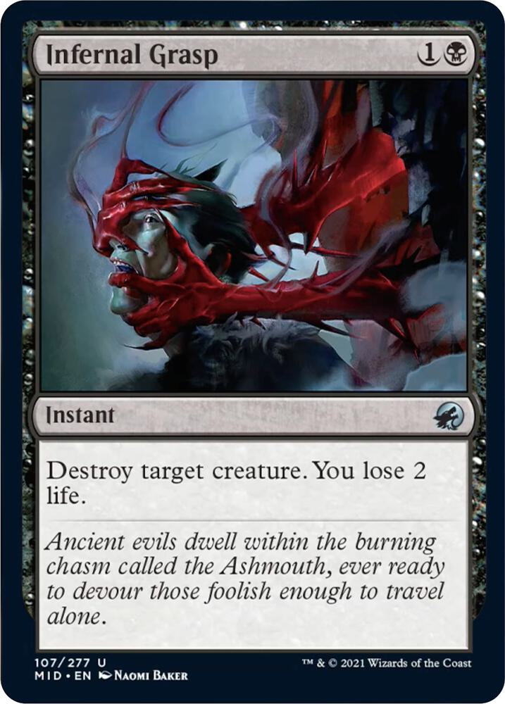 Infernal Grasp [Innistrad: Midnight Hunt] 107