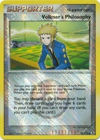Volkner's Philosophy - 98/111 (Player Reward) [League & Championship Cards] 098/111