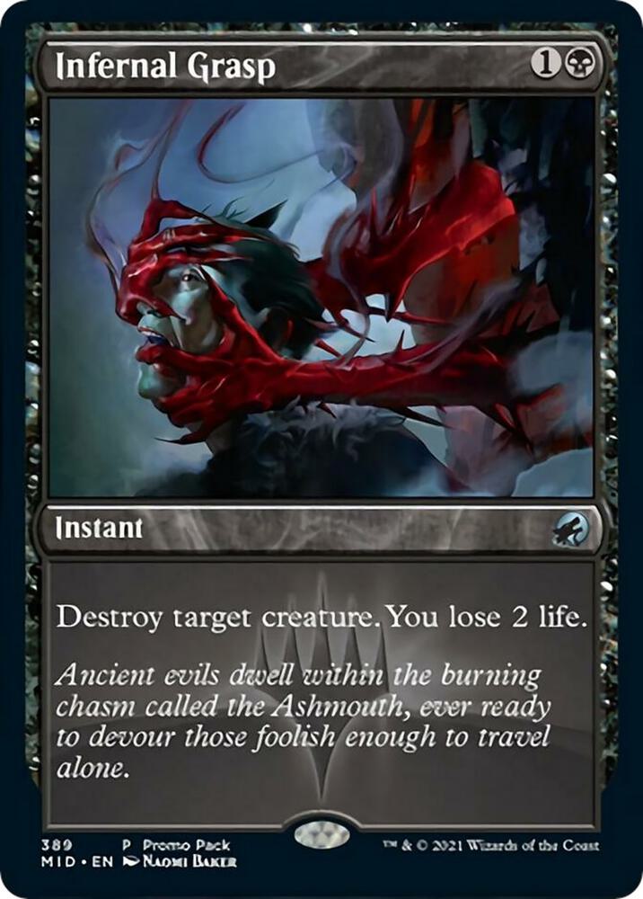 Infernal Grasp [Promo Pack: Innistrad: Midnight Hunt] 389
