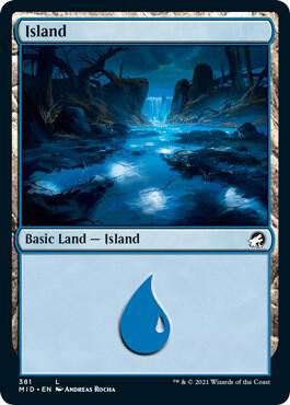 Island (381) [Innistrad: Midnight Hunt] 381