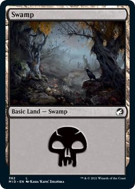 Swamp (382) [Innistrad: Midnight Hunt] 382