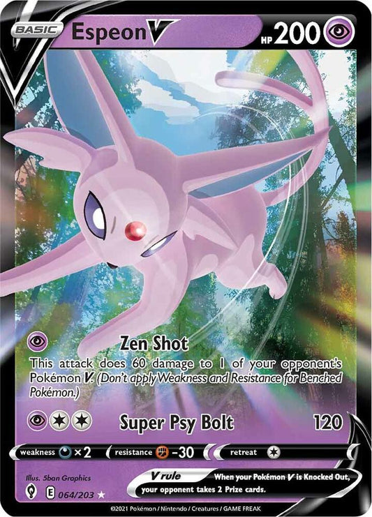 Espeon V [SWSH07: Evolving Skies] 064/203