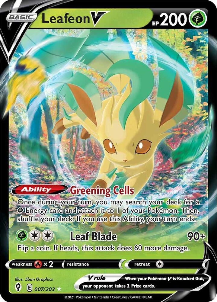 Leafeon V [SWSH07: Evolving Skies] 007/203