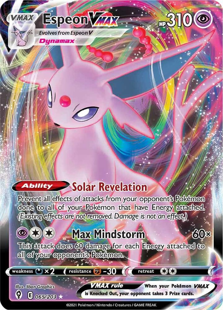 Espeon VMAX [SWSH07: Evolving Skies] 065/203