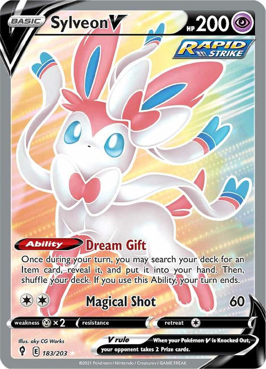 Sylveon V (Full Art) [SWSH07: Evolving Skies] 183/203