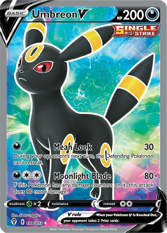 Umbreon V (Full Art) [SWSH07: Evolving Skies] 188/203