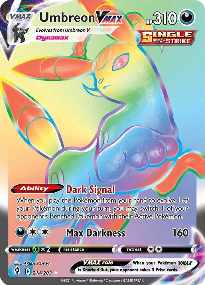 Umbreon VMAX (Secret) [SWSH07: Evolving Skies] 214/203