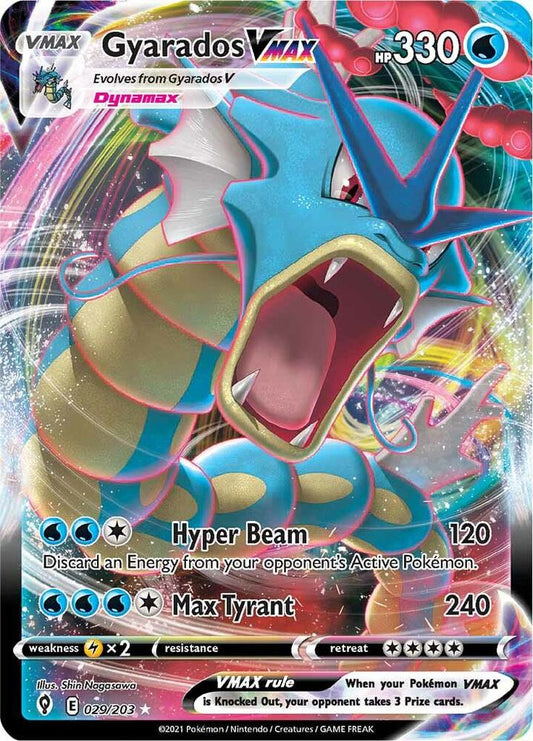 Gyarados VMAX [SWSH07: Evolving Skies] 029/203