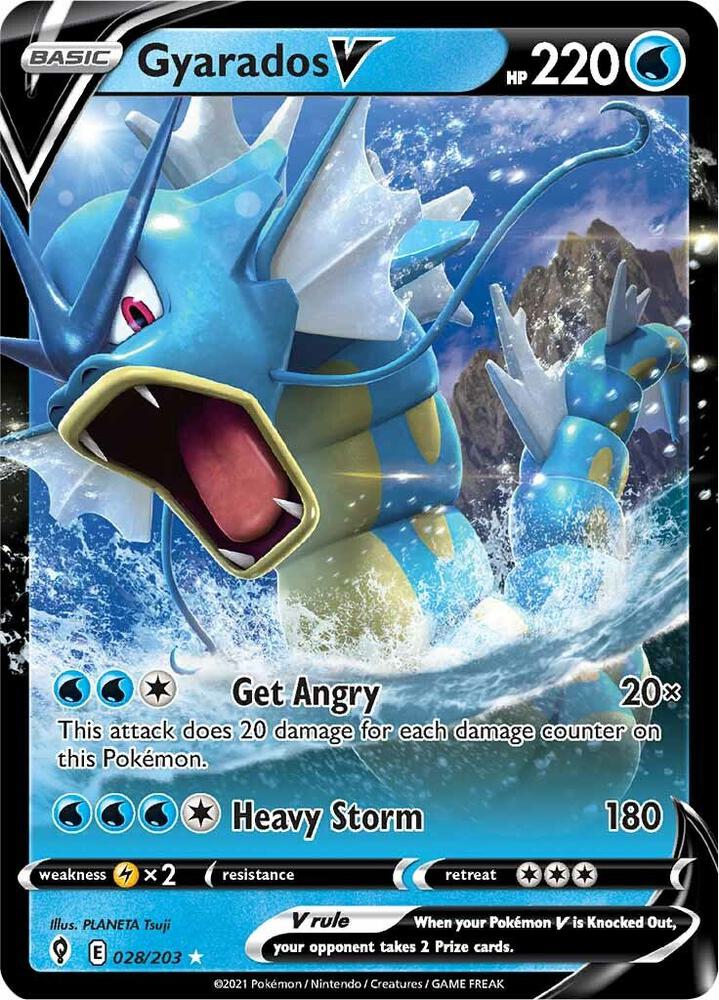 Gyarados V [SWSH07: Evolving Skies] 028/203