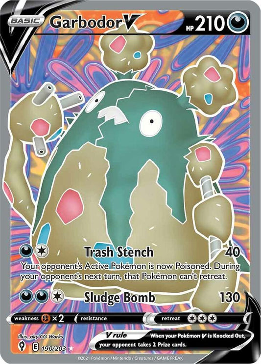 Garbodor V (Full Art) [SWSH07: Evolving Skies] 190/203