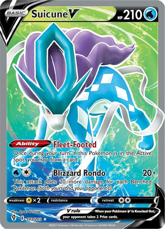 Suicune V (Full Art) [SWSH07: Evolving Skies] 173/203