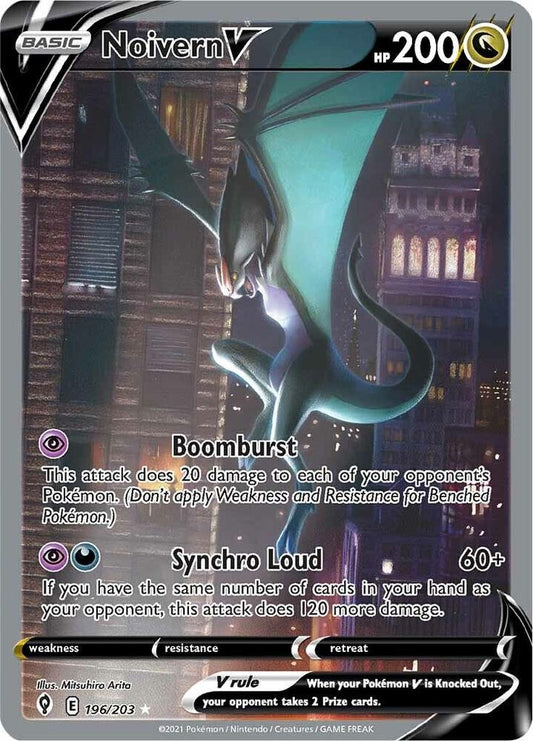 Noivern V (Alternate Full Art) [SWSH07: Evolving Skies] 196/203