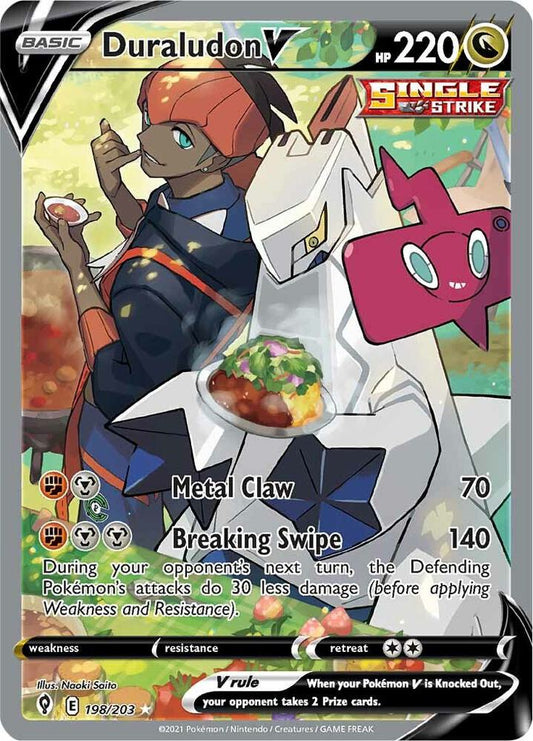 Duraludon V (Alternate Full Art) [SWSH07: Evolving Skies] 198/203