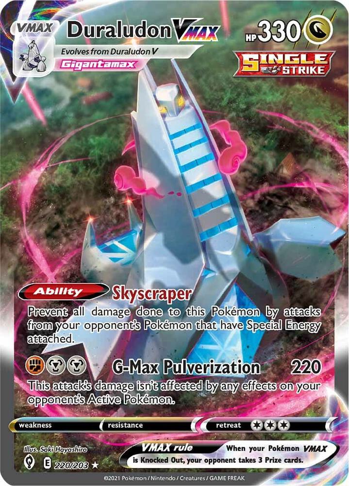 Duraludon VMAX (Alternate Art Secret) [SWSH07: Evolving Skies] 220/203