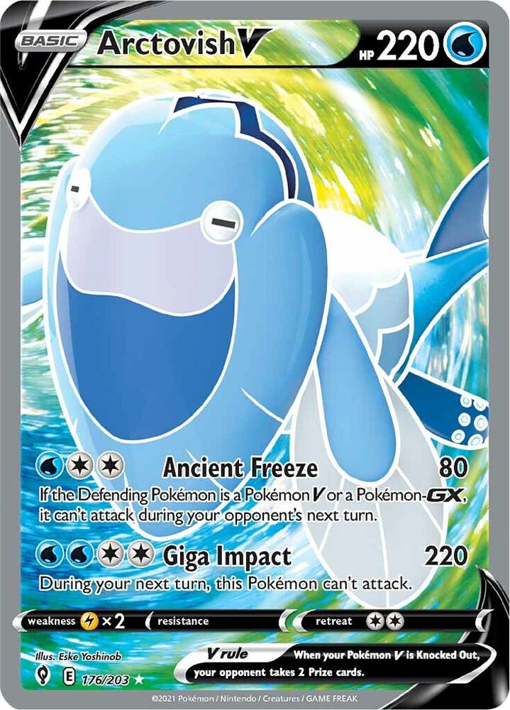 Arctovish V (Full Art) [SWSH07: Evolving Skies] 176/203