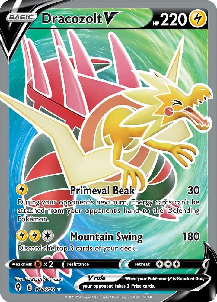 Dracozolt V (Full Art) [SWSH07: Evolving Skies] 178/203