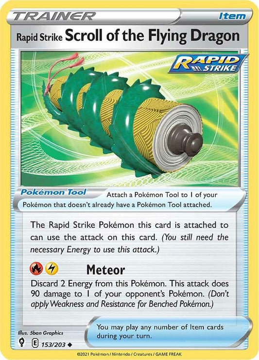 Rapid Strike Scroll of the Flying Dragon [SWSH07: Evolving Skies] 153/203