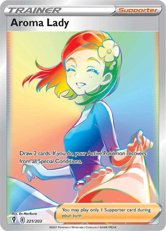 Aroma Lady (Secret) [SWSH07: Evolving Skies] 221/203